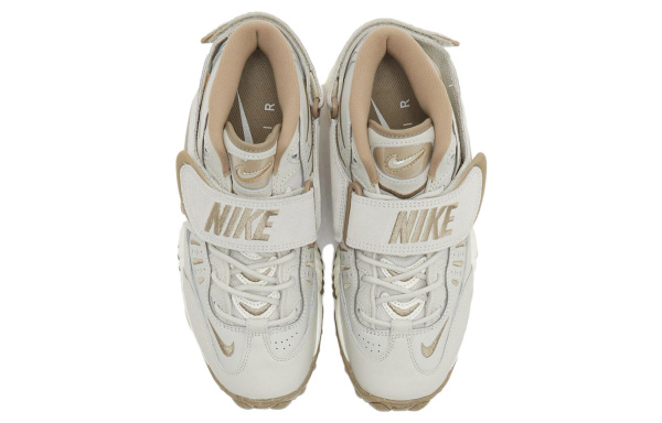Nike Air Adjust FORCE 'Светлый костный' MID Топ Винтажные баскетбольные кроссовки Женские Белый Коричневый