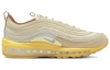 Nike Air Max 97 Текстиль Кожа Дышащий Низкий Топ Повседневные Кроссовки для Бега Женские Кокосовое Молоко