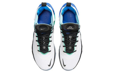 Nike Air Zoom g.T. Run Mid Баскетбольные кроссовки Унисекс Белый Черный