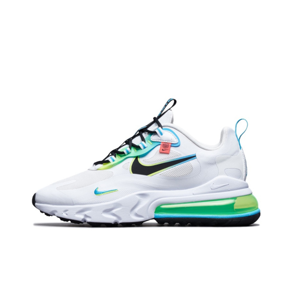 Nike Air Max 270 Low Топ Амортизирующие Беговые Кроссовки Мужские Белый Синий Зеленый
