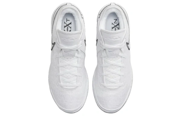 Nike LeBron NXXT Gen Zoom LeBron NXXT Gen Low Топ Баскетбольные кроссовки для игры Мужской Белый черный Азиатская версия