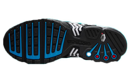 Nike Air Max Plus Lace Up Устойчивый к истиранию Дышащие Низкие Беговые кроссовки Мужские Черные Синие