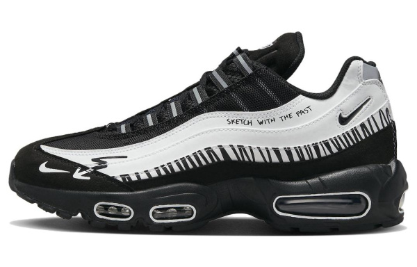 Nike Air Max 95 'Sketch' Low Топ Спортивная Повседневная Обувь Черный