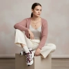 Nike Tech Hera Амортизация Износостойкий Низкий Топ Повседневная Обувь Женская Серый Красный