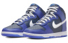 Nike Dunk High 'Обсидиан' Кожа Противоскользящие Устойчивые к истиранию Легкие Кроссовки для скейтбординга Мужские Синие