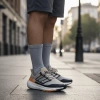 Adidas ULT Амортизация Противоскользящие Устойчивые к истиранию Низкие Беговые кроссовки Мужские Серый Черный