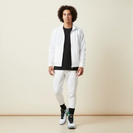 Nike Air Zoom g.T. Run Mid Баскетбольные кроссовки Унисекс Белый Черный
