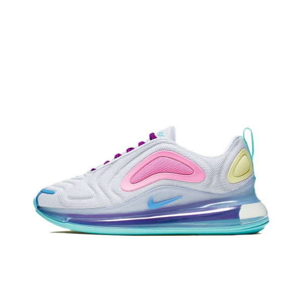 Nike Air Max 720 Комфортный Баланс Амортизация Низкий Верх Спортивная Повседневная Обувь Женская Розовый Белый Синий