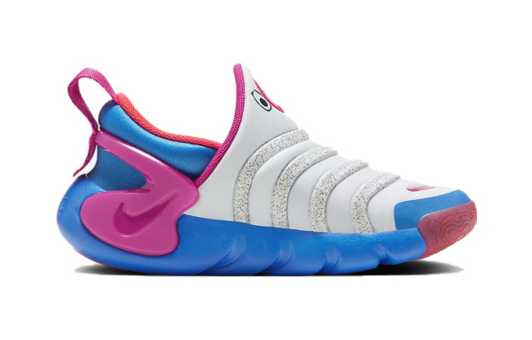 Nike Dynamo GO противоскользящие низкие детские повседневные кроссовки белые синие розовые для детей от 3 до 7 лет