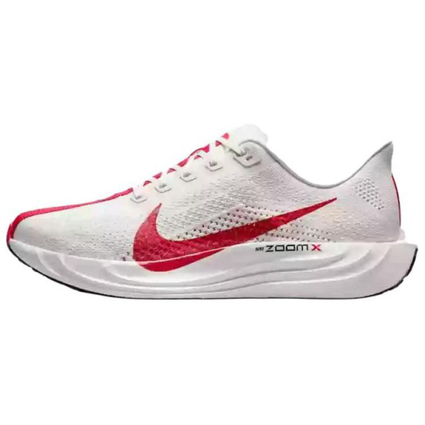 Nike Противоскользящие Износостойкие Низкие Повседневные Беговые Кроссовки Мужские Белые Красные