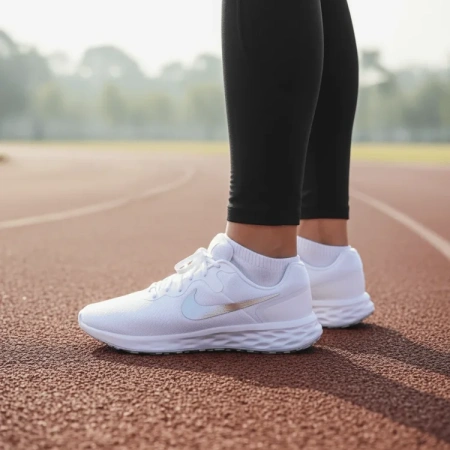 Nike REVOLUTION 6 Текстиль Синтетическая кожа Противоскользящий Устойчивый к истиранию Дышащий Легкий Низкий верх