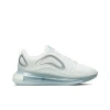 Nike Air Max 720 Ткань Низкие Беговые Кроссовки Женские Серебристо-Белые