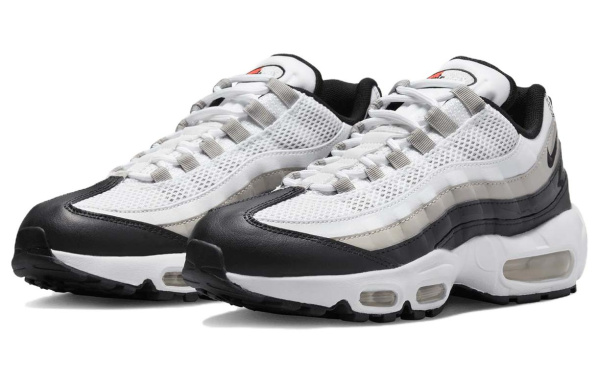 Nike Air Max 95 Low Топ Повседневная обувь Женская Белый Серый