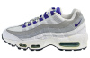 Nike Air Max 95 Текстиль Кожа Низкий Верх Спортивная Повседневная Обувь Женская Белый Серый Фиолетовый