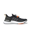 Adidas ULT Ткань Дышащий Низкий Топ Boost Повседневная Обувь для Беговых Тренировок Мужская Черная Серый