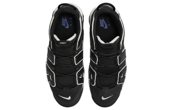 Nike Air More Uptempo MID Топ Винтажные Баскетбольные Кроссовки Мужские Черно-Белые