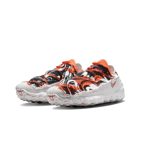 Nike ISPA Ткань Амортизация Износостойкий Низкий Топ Повседневная Обувь Унисекс Белый Оранжевый Черный