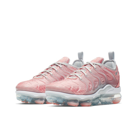 Nike Vapormax Plus ПУ (полиуретан) Амортизация Низкие Беговые Кроссовки Женские Коралловый Пудра