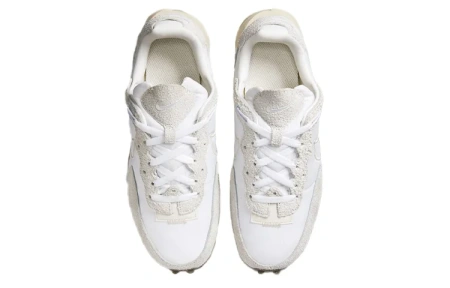 NIKE Fontanka Waffle Минималистский стиль Низкие беговые кроссовки Женские Белые