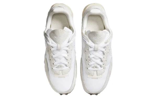 NIKE Fontanka Waffle Минималистский стиль Низкие беговые кроссовки Женские Белые