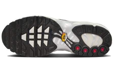 Nike Air Max Plus Сетка Устойчивая к истиранию Низкая Повседневная Обувь Женская Серебряный Розовый