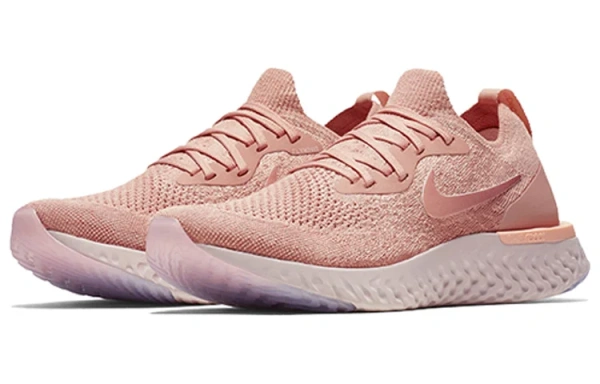 Nike Epic React Flyknit 1 Сетка Амортизация Противоскользящий Устойчивый к истиранию Низкий Верх Повседневный