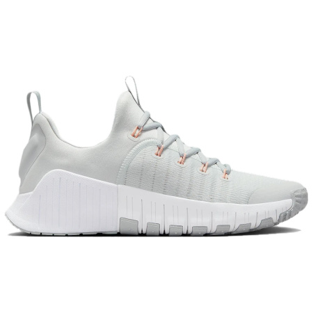 Nike Free Metcon 6 Противоскользящие Устойчивые к истиранию Низкие Повседневные Беговые Кроссовки Женские Серый Белый