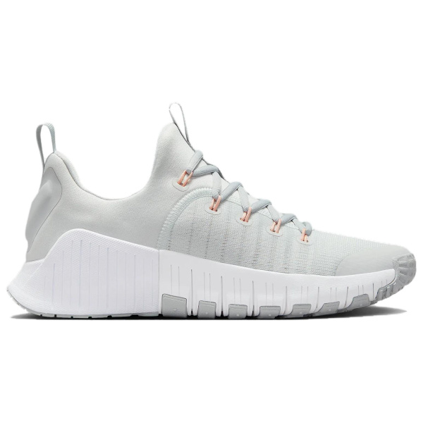 Nike Free Metcon 6 Противоскользящие Устойчивые к истиранию Низкие Повседневные Беговые Кроссовки Женские Серый Белый