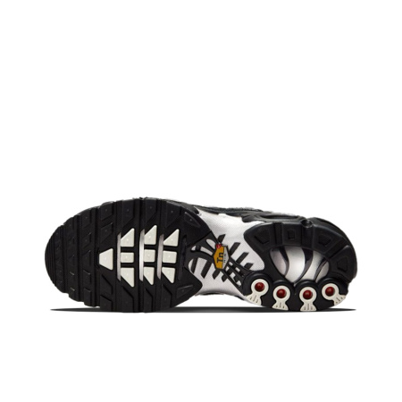 Nike Air Max Plus Vintage Ткань Низкие Повседневные Беговые Кроссовки Женские Черные