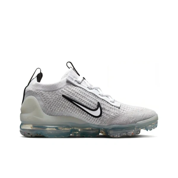 Nike Air Vapormax Ткань Низкие Кроссовки для Бега и Марафонов Женские Серый Белый
