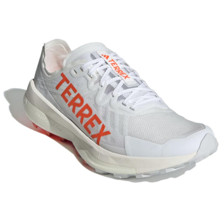 Adidas TERREX AGRAVIC SPEED Противоскользящие Износостойкие Низкие Беговые кроссовки Мужские Белый Оранжевый