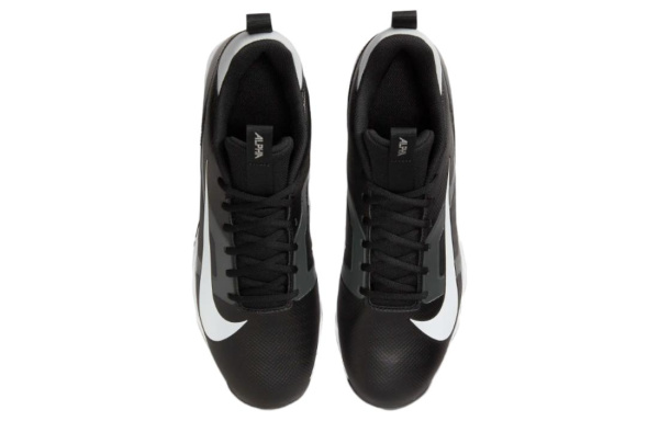 Nike Alpha Menace 4 AG Искусственная трава Противоскользящие Устойчивые к истиранию Футбольные бутсы Мужские Черные