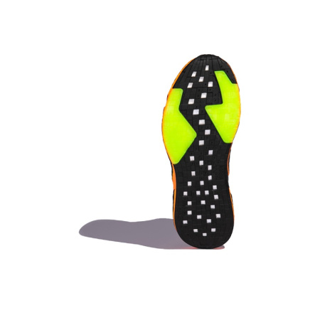 Adidas X9000l4 Ткань Противоскользящая Устойчивая к износу Низкие Кроссовки для бега Унисекс Черный Оранжевый