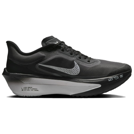 Nike Zoom Fly 6 Противоскользящие Поддержка Отскок Низкие Кроссовки для Бега Мужские Черные Серые