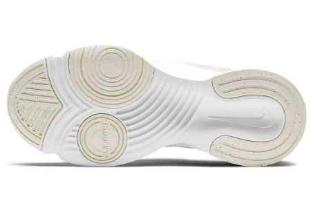 Nike SuperRep Groove Амортизация Противоскользящие Устойчивые к истиранию Низкие Кроссовки для тренировок Женские Экрю