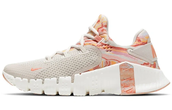 Nike Metcon 4 Амортизация Противоскользящие Устойчивые к истиранию Дышащие Низкие Кроссовки для тренировок Женские