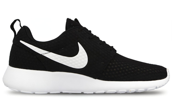 Nike Roshe One Амортизация Противоскользящая Дышащая Низкий Верх ТРЕНИРОВОЧНАЯ БЕГОВАЯ Обувь Мужская Черный Белый