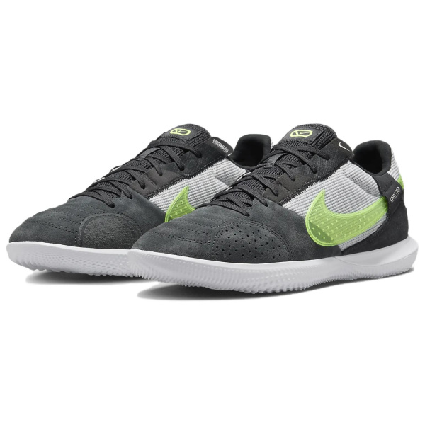 Nike Streetgato Удобные противоскользящие и устойчивые к истиранию футбольные бутсы унисекс черные