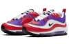 Nike Air Max 98 Амортизация Поддержка Низкий Верх Воздушная Подушка Повседневные Беговые Кроссовки Женские Красный Синий