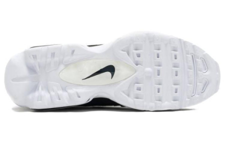 Nike Air Max 96 Удобная Амортизация Износостойкие Низкие Кроссовки для Бега Мужские Черные
