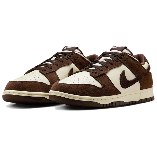 Nike Dunk Low Top Скейтборд Кроссовки Мужские Белый Коричневый