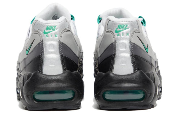 Nike Air Max 95 'Стадионный зеленый' Низкий топ Повседневная обувь Женская Серый Зеленый
