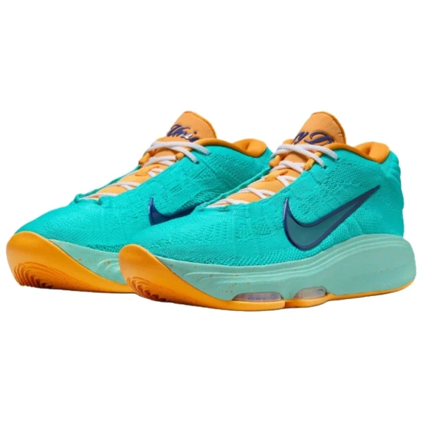 Nike GT Hustle 3 Противоскользящие Устойчивые к истиранию MID Топ Баскетбольные кроссовки Мужские Синие