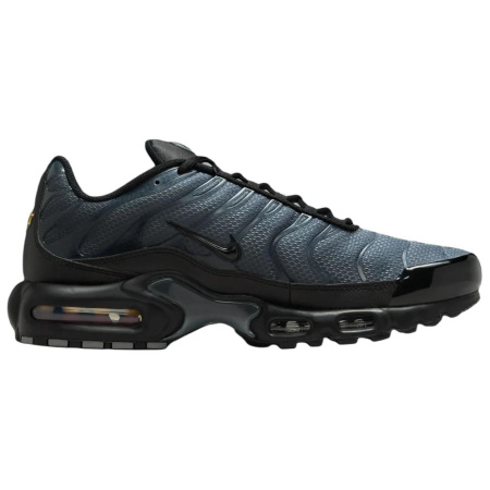 PSG X Nike Air Max Plus Устойчивые к истиранию низкие повседневные беговые кроссовки Мужские Черные Серые
