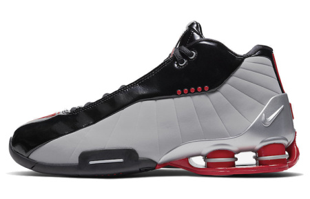 Nike Shox BB4 Series Нескользящие Легкие MID Баскетбольные Кроссовки для Игры Унисекс Черный Серый