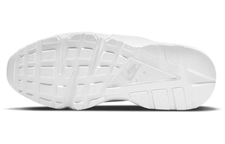 Nike Air Huarache Сетка Текстиль Кожа Низкие Повседневные Городские Кроссовки для Бега Женские Белые