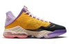 Nike Lebron 19 Low Топ Баскетбольные кроссовки Унисекс Желто-фиолетовый Азиатская версия