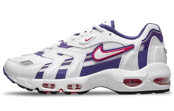 Nike Air Max 96 Сетка Текстиль Синтетическая кожа Низкий верх Воздушная подушка Повседневные беговые кроссовки Женские