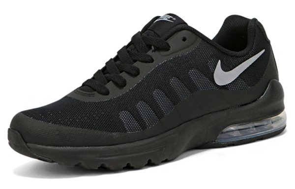 Nike Air Max Invigor Устойчивые к истиранию Низкие детские беговые кроссовки Черные