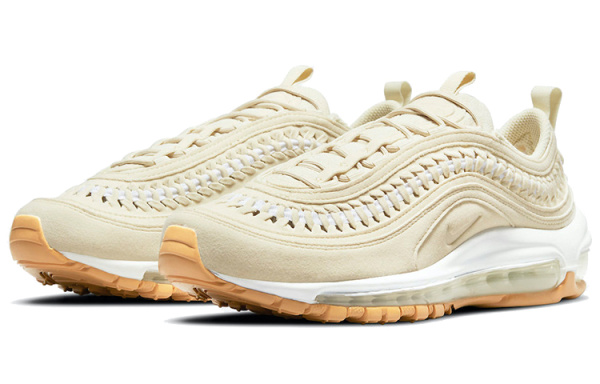 Nike Air Max 97 Винтаж Ткань Амортизация Устойчивость к истиранию Дышащий Низкий Верх Резина Повседневный Спринт